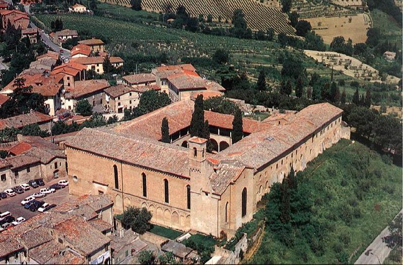 GOZZOLI, Benozzo View of the Church of Sant'Agostino sdg Spain oil painting art